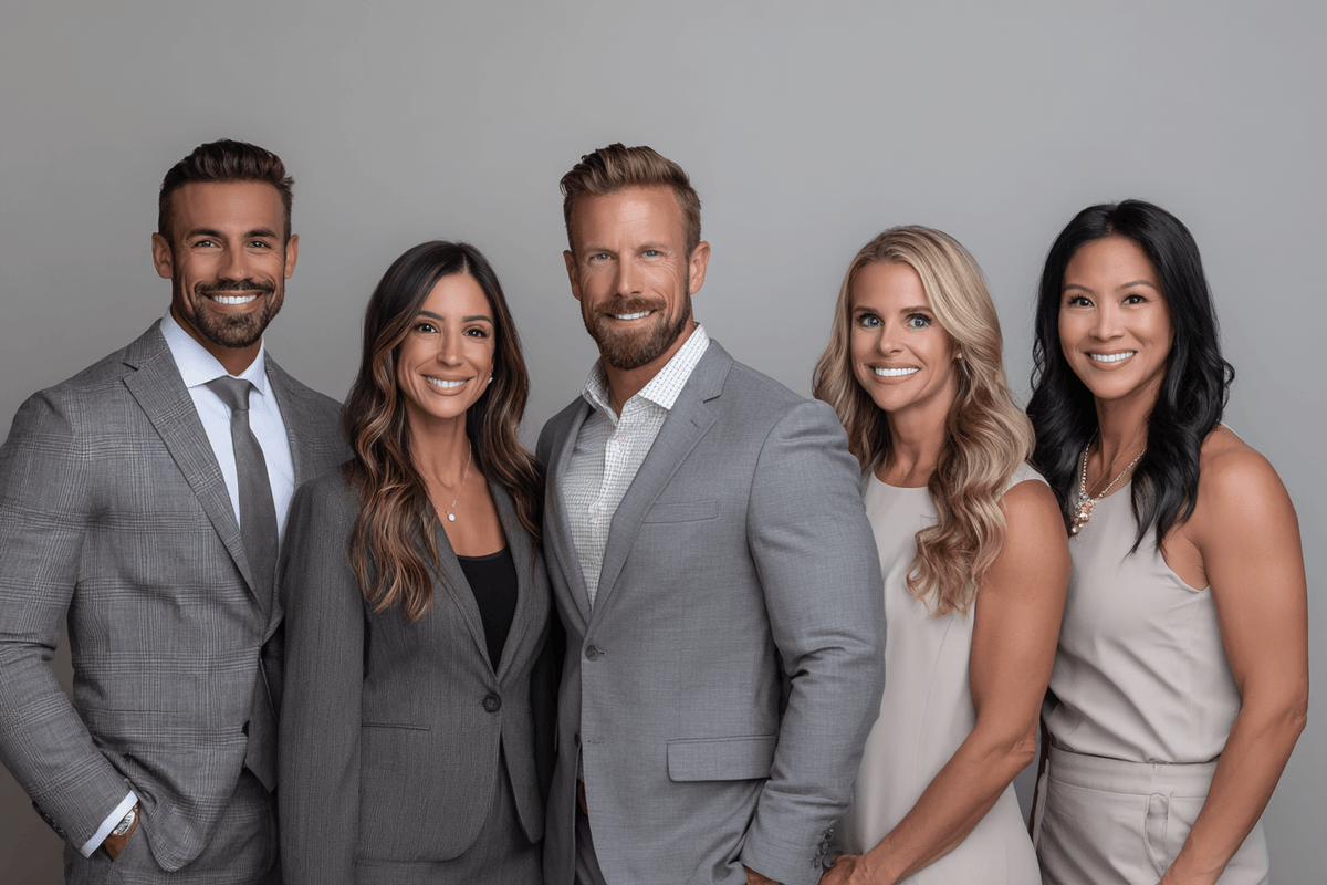 Board members group shot for Main Line nonprofit and corporate clients